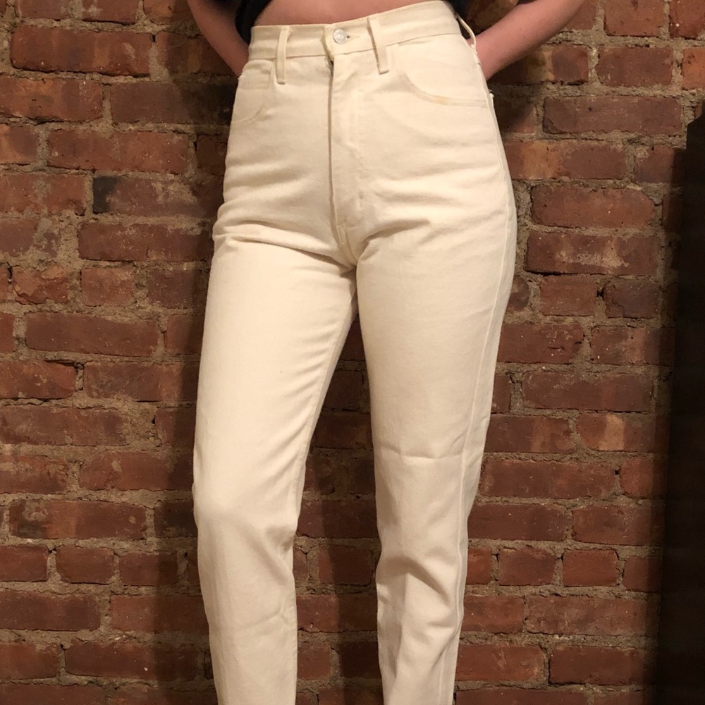 Vintage ivory Guess jeans